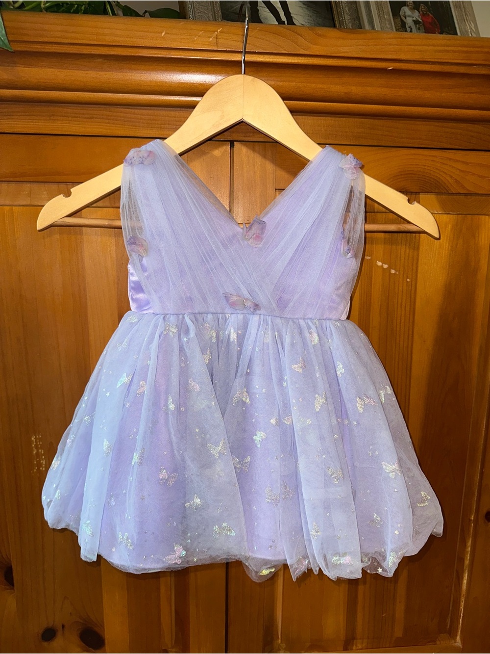 Lilac Butterfly Dress for Girl